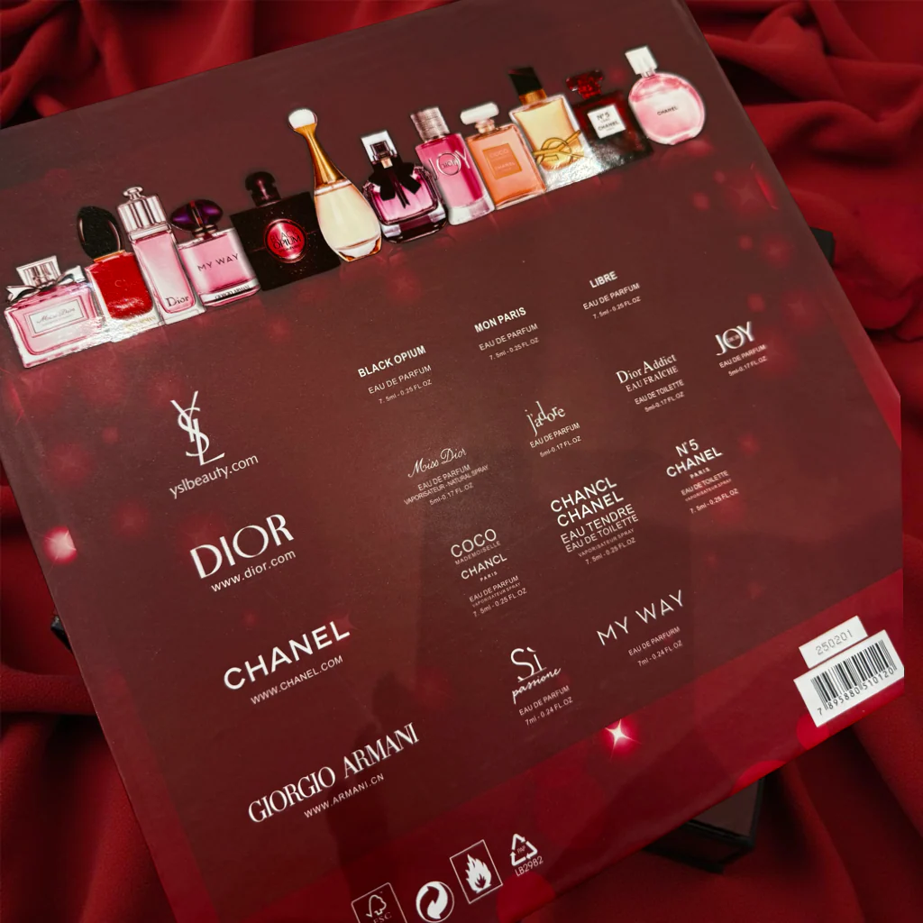 Caixa Coração - Kit 12 Mini Perfumes Originais - imagem 5