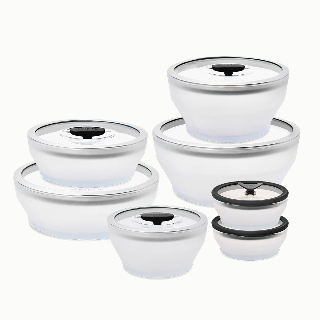 FrostGlass™ – Potes Herméticos de Vidro 7 Peças - imagem 2